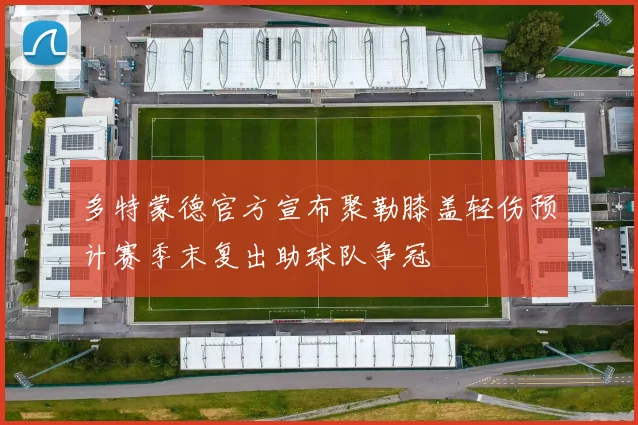 多特蒙德官方宣布聚勒膝盖轻伤预计赛季末复出助球队争冠